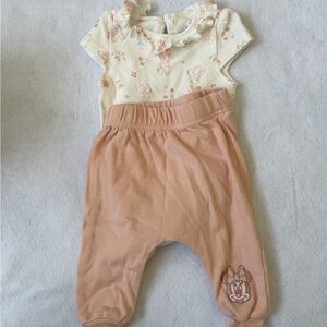 Disney Minnie Mouse Baby Girl Two-Piece Set